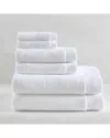 Calvin Klein Entwine Solid Cotton Terry 6pc Towel Set