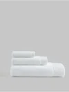 Calvin Klein Entwine Terry Towel Set In White