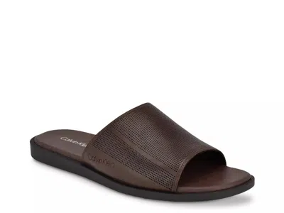 Calvin Klein Espar Sandal In Brown