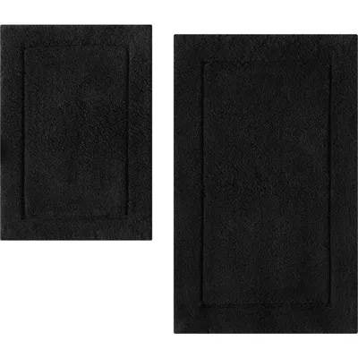 Calvin Klein Essence Solid Bath Mat In Black