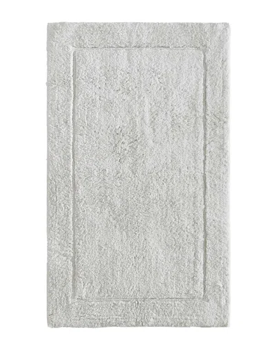 Calvin Klein Essence Solid Cotton Tufted Bath Rug In Silver