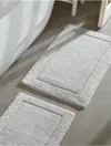 Calvin Klein Essence Solid Tufted 2-pack Bath Rug Set In Silver Grey