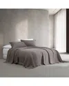 Calvin Klein Essential Garment Washed Cotton Jacquard Coverlet