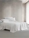 Calvin Klein Essential Garment Washed Cotton Jacquard Coverlet