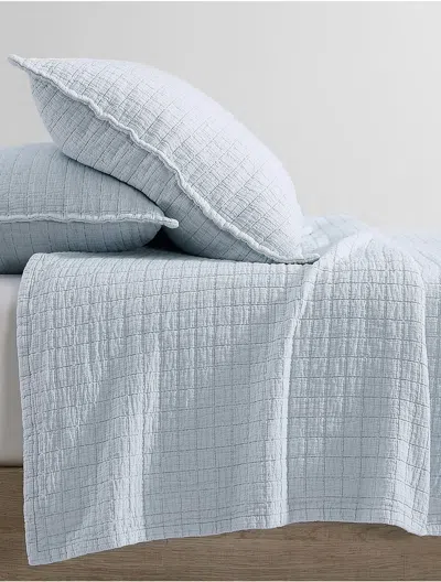 Calvin Klein Essential Garment Washed Cotton Jacquard Sham Set
