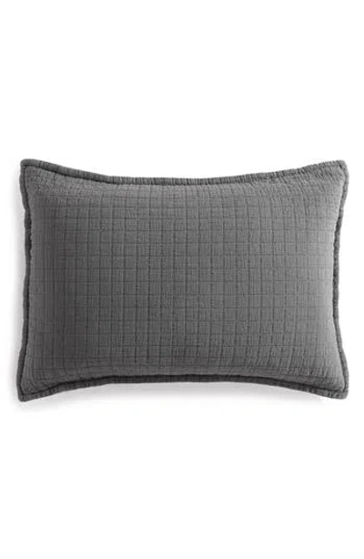 CALVIN KLEIN CALVIN KLEIN ESSENTIAL WASHED JACQUARD PILLOW SHAM