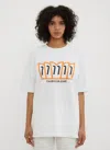 Calvin Klein Est. 1978 Modernist Crewneck T-shirt In White