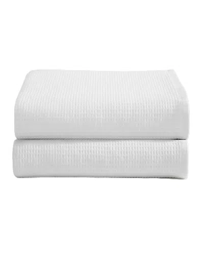 Calvin Klein Eternity 2-pack Bath Towel Set In White
