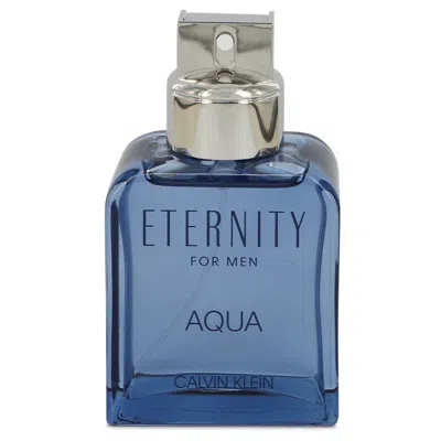 Calvin Klein Eternity Aqua By  Eau De Toilette Spray (mini Tster) 3.4 oz For Men In Transparent