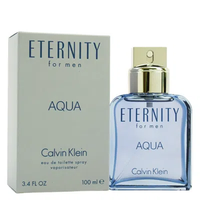 Calvin Klein Eternity Aqua /  Edt Spray 3.3 oz (m) In Blue,green,white