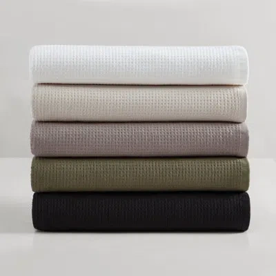 Calvin Klein Eternity Solid Cotton Towel Set In Black