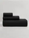 Calvin Klein Eternity Terry Towel Set In Black