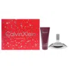 CALVIN KLEIN EUPHORIA BY CALVIN KLEIN FOR WOMEN - 2 PC GIFT SET 1.7OZ EDP SPRAY, 3.4OZ SENSUAL SKIN LOTION