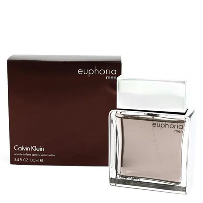 Calvin Klein Euphoria For Men /  Edt Spray 3.4 oz (100 Ml) (m) In Black