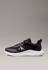 Calvin Klein Eva Runner Low Lace ml Mix Sneakers In Black