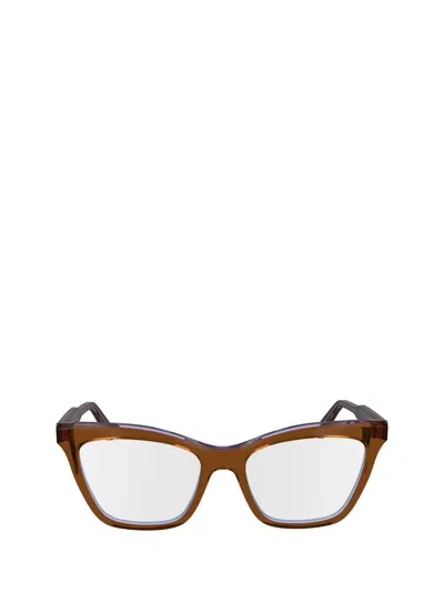 Calvin Klein Eyeglasses In Brown