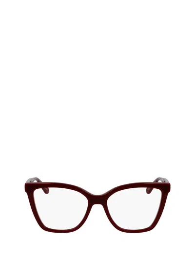 Calvin Klein Eyeglasses In Burgundy
