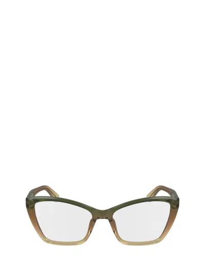 Calvin Klein Eyeglasses In Khaki / Brown