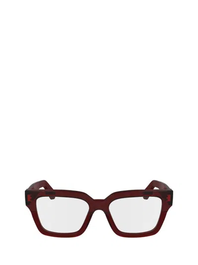 Calvin Klein Eyeglasses In Burgundy