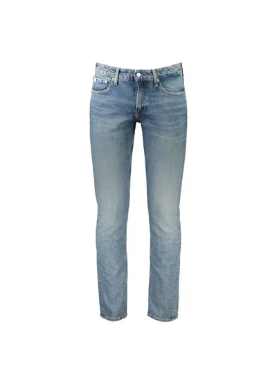 Calvin Klein Slim Stretch 5-pocket Pant In Blue