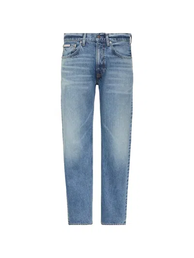 Calvin Klein Faded-effect Jeans In Multi