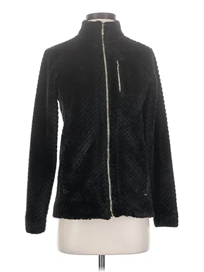 Pre-owned Calvin Klein Faux Fur Jacket In Black