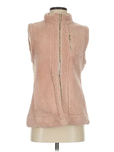 Pre-owned Calvin Klein Faux Fur Vest In Pink