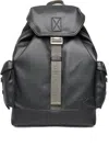 Calvin Klein Faux-leather Backpack In Black
