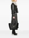 Calvin Klein Faux-leather Tote Bag In Black