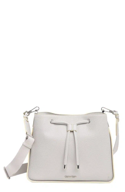 Calvin Klein Fay Crossbody Bag In White