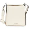 Calvin Klein Fay North/south Crossbody Bag In Cherub White