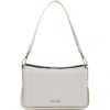 Calvin Klein Fay Shoulder Bag In Dove