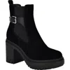 Calvin Klein Fayth Boot In Black Suede