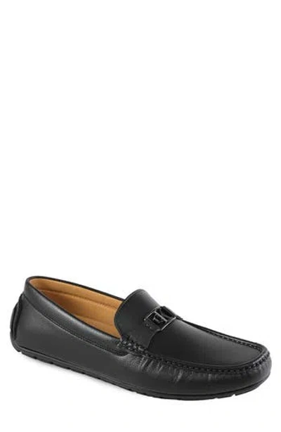 Calvin Klein Felty Moc Toe Driving Loafer In Black