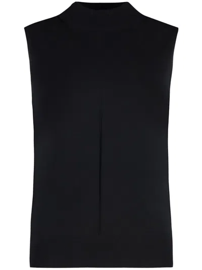 Calvin Klein Knitted Vest In Black