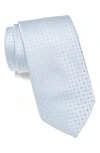 Calvin Klein Finley Neat Square Tie In Blue