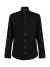 Calvin Klein Camicia In Cotone In Black