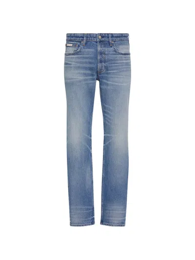Calvin Klein Five-pocket Jeans In Blue
