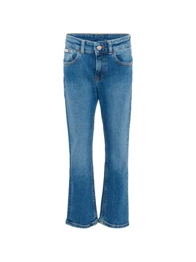 Calvin Klein Kids' Five-pocket Jeans In Blue