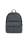 Calvin Klein Flap-pocket Backpack In Gray