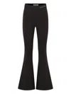 Calvin Klein Flared Trousers In Black