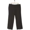 Calvin Klein Flat Front Pants In Charcoal