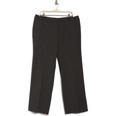 Calvin Klein Flat Front Pants In Charcoal