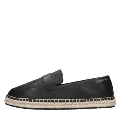 Calvin Klein Flat Shoes In Black