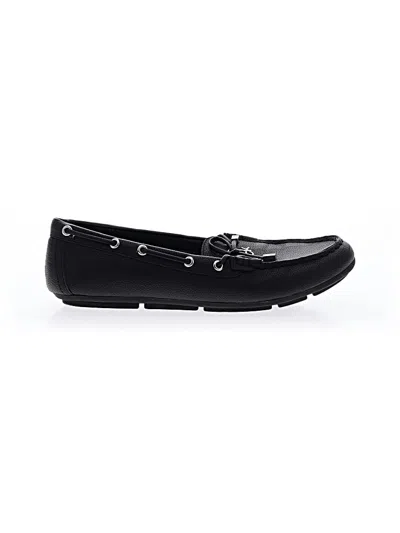 Pre-owned Calvin Klein Flats In Black