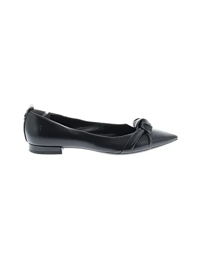 Pre-owned Calvin Klein Flats In Black
