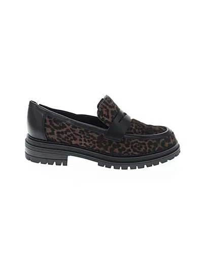 Pre-owned Calvin Klein Flats In Black