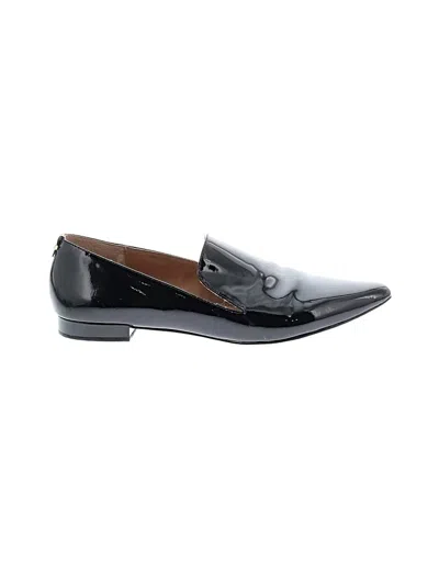 Pre-owned Calvin Klein Flats In Black