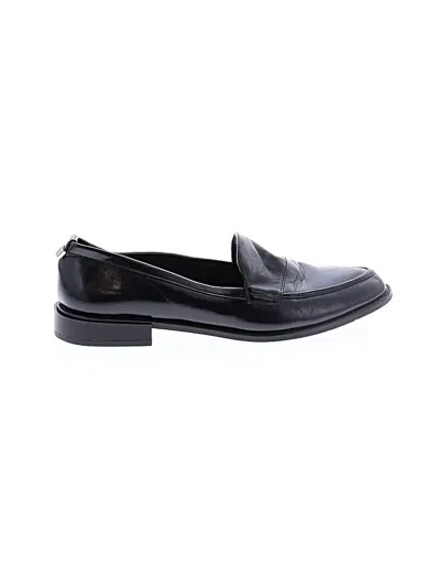 Pre-owned Calvin Klein Flats In Black