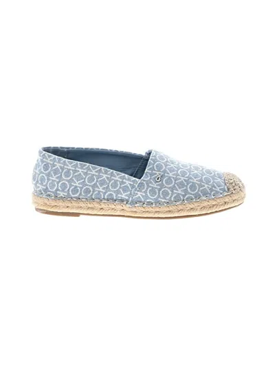 Pre-owned Calvin Klein Flats In Blue